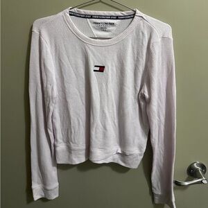 Tommy Hilfiger long sleeve pink shirt